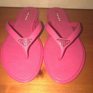 Prada flip flops